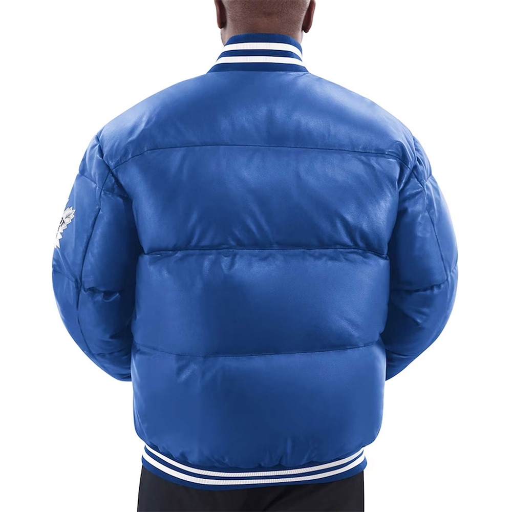 Toronto Maple Leafs Blue Bubble Jacket - Image 2