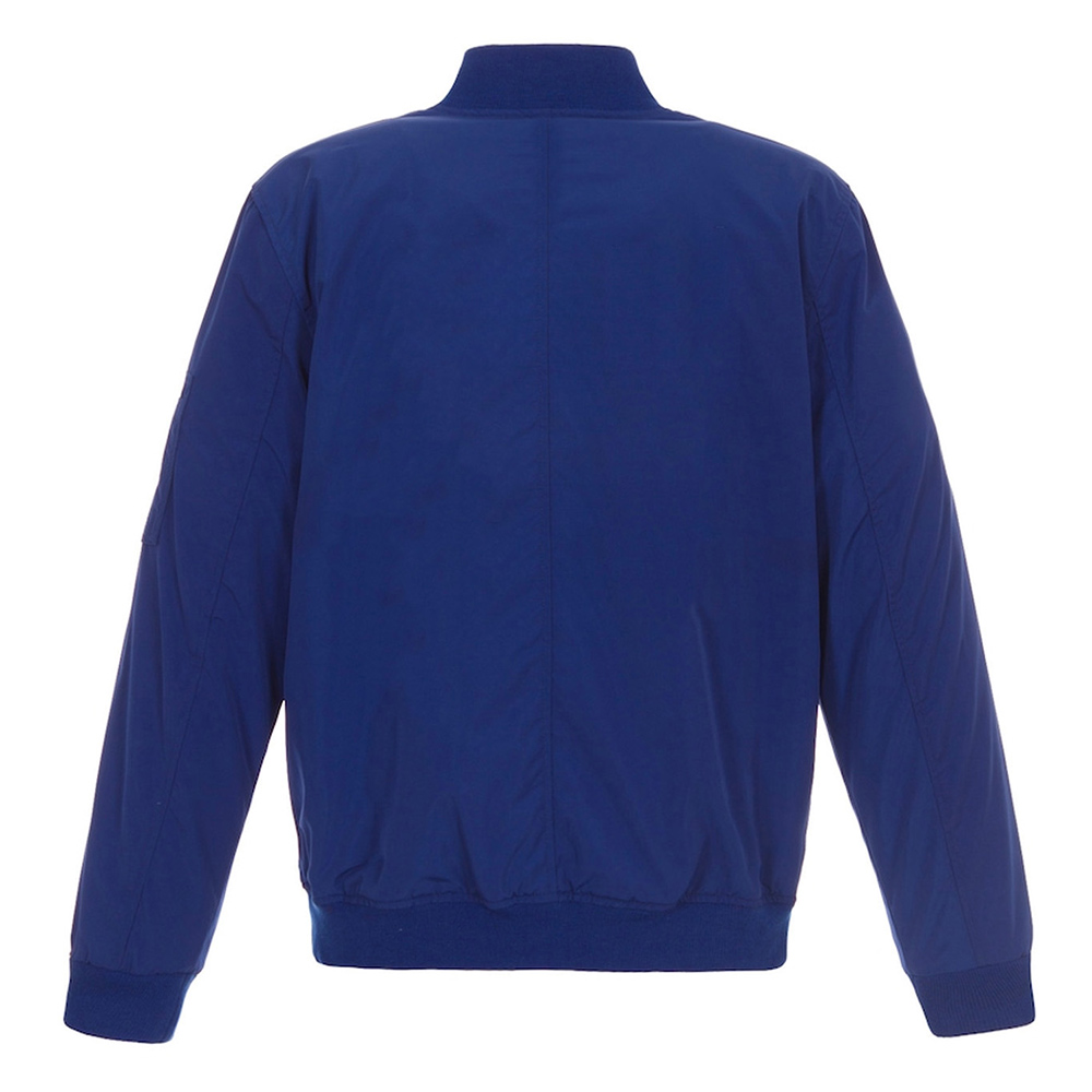 Lightweight Toronto Maple Leafs Nylon Royal Bomber Jacket - Image 2