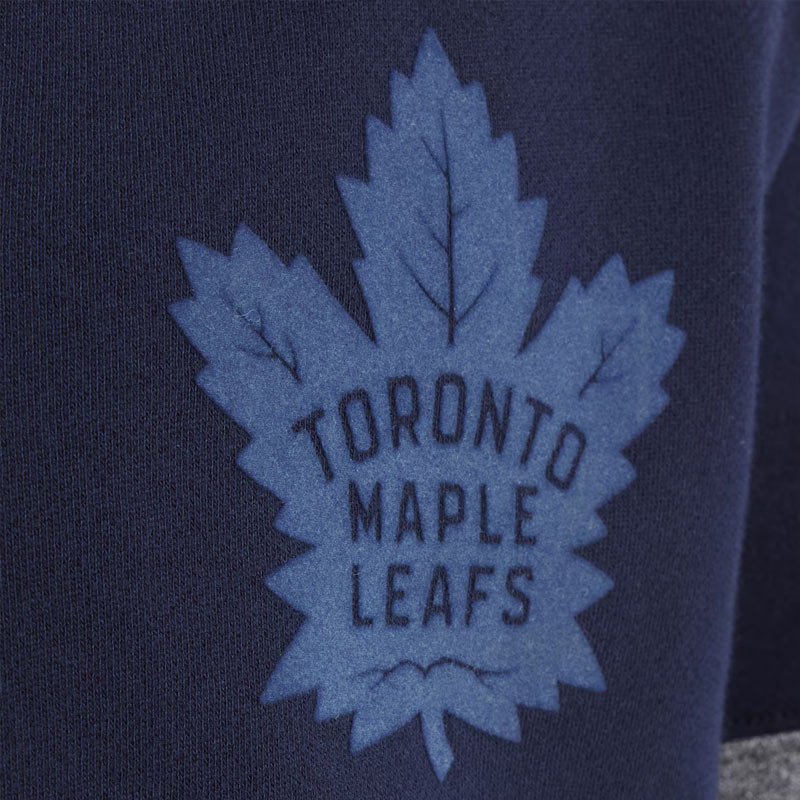 Toronto Maple Leafs Navy Striped Fleece Jacket - Image 4