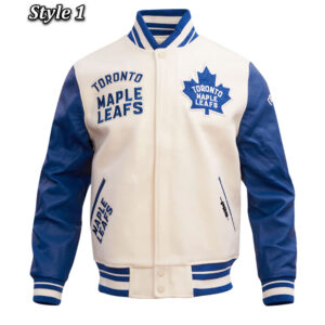 Toronto Maple Leafs Retro Classic Rib Varsity Jacket