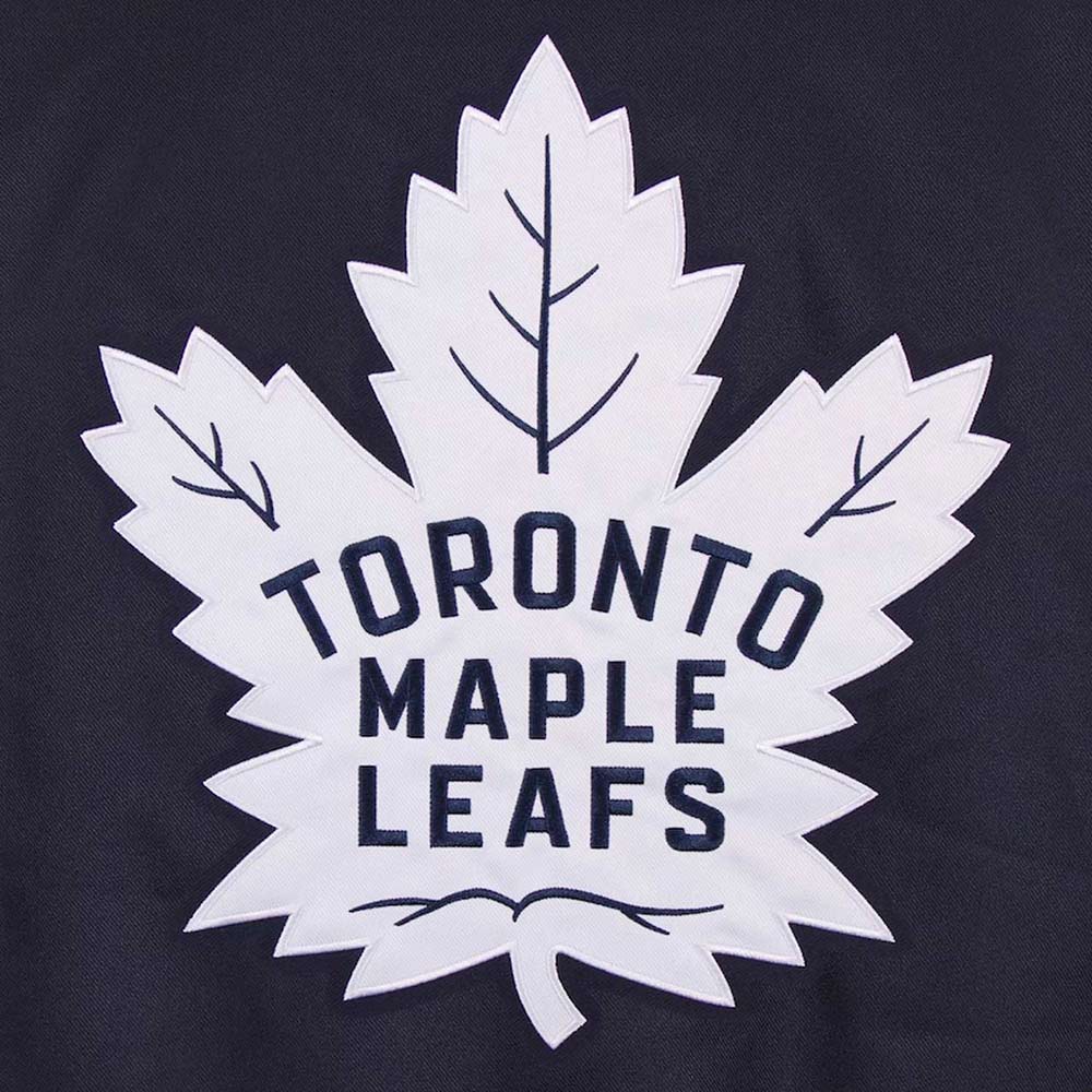 Toronto Maple Leafs Two Hit Poly-Twill Navy Jacket - Image 4