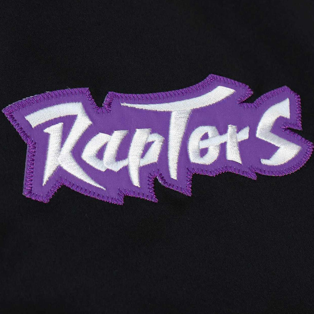 Toronto Raptors Heavyweight Black Satin Jacket - Image 10