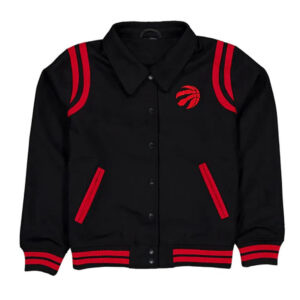 Toronto Raptors Sport Night Teddy Varsity Jacket