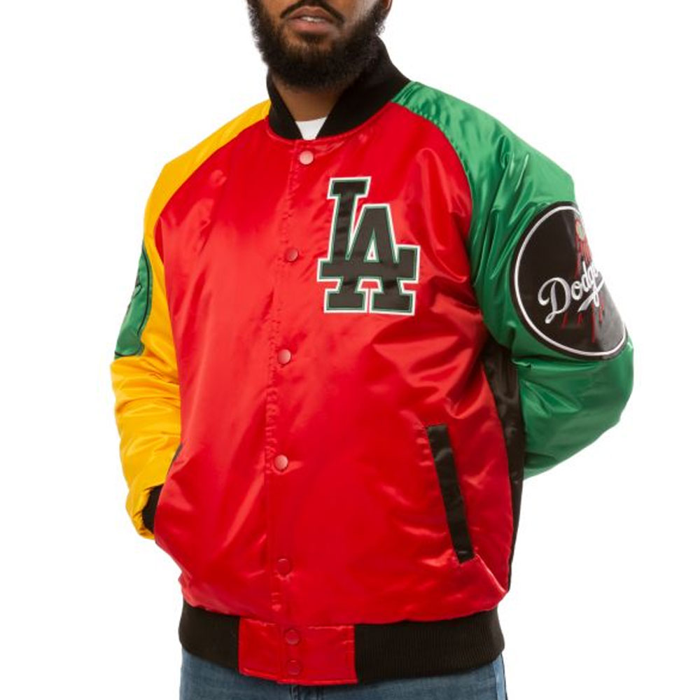 Ty Mopkins Los Angeles Dodgers Satin Jacket - Image 3