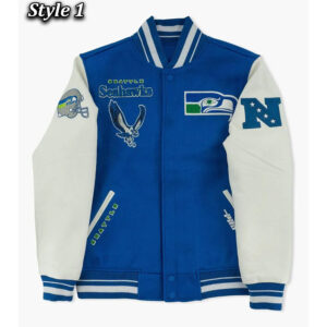 Seattle Seahawks Ultimate Throwback Varsity Jacket