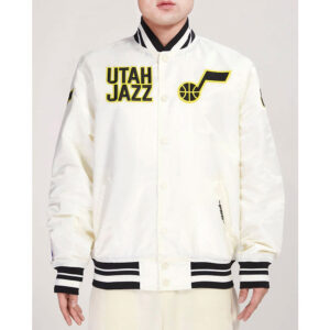 Utah Jazz Retro Classic Rib Jacket