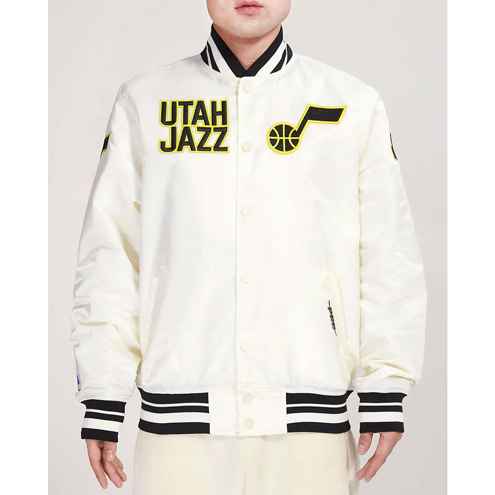 Utah Jazz Retro Classic Rib Jacket