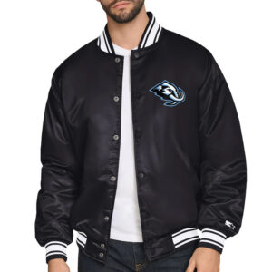 Utah Mammoth Primary Logo Varsity Satin Jacket