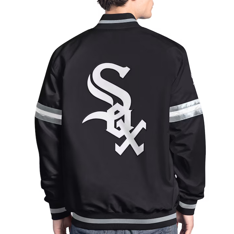 Chicago White Sox Scout Varsity Satin Jacket - Image 2