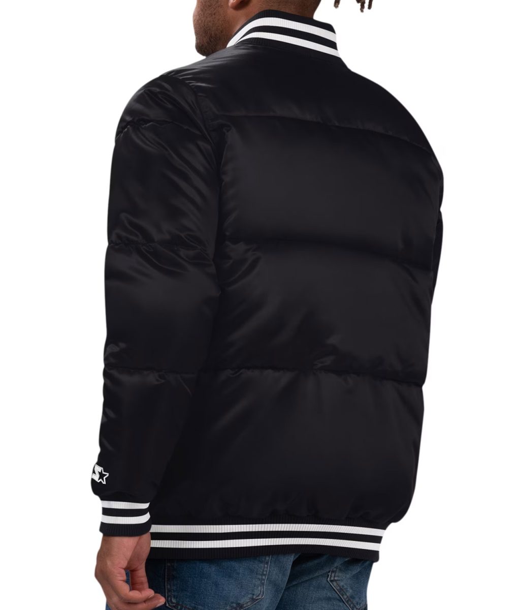 Vancouver Canucks Bronx Black Bubble Jacket - Image 2