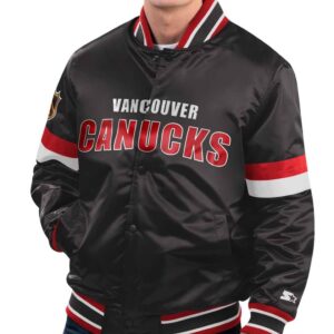 Diveplay Vancouver Canucks Black Jacket