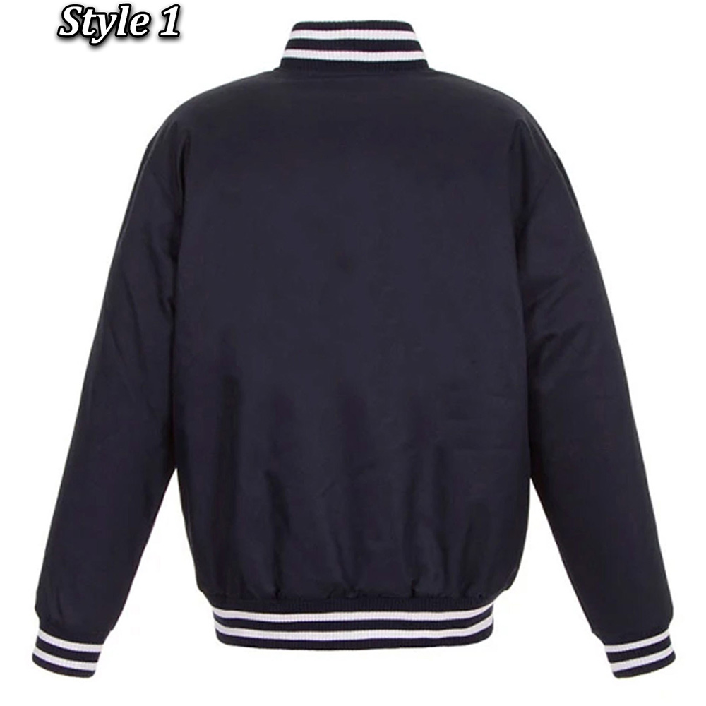 Navy Vancouver Canucks Front Hit Poly Twill Jacket - Image 3