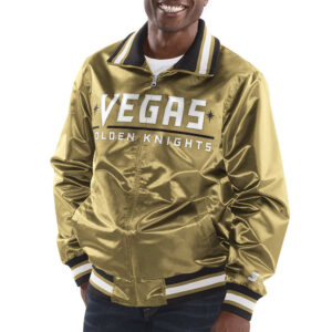 Vegas Golden Knights Full-Zip Satin Jacket