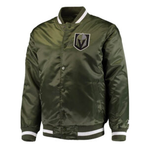 Vegas Golden Knights Green Satin Jacket