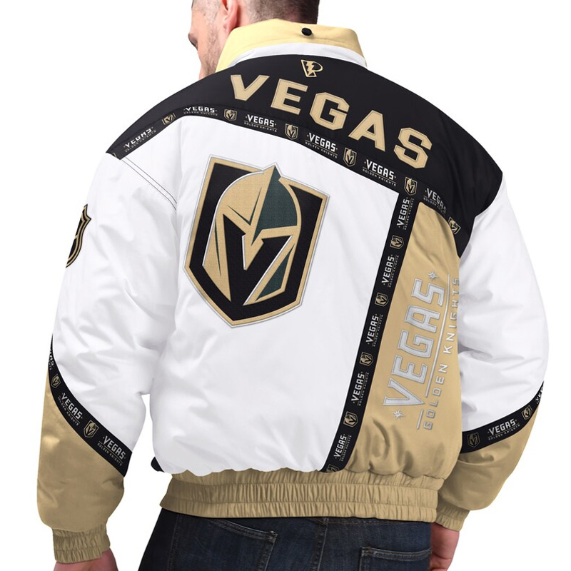 Vegas Golden Knights Pro Player Tape Full-Zip Hoodie Jacket - Image 2