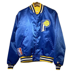 Indiana Pacers Vintage Style Royal Jacket