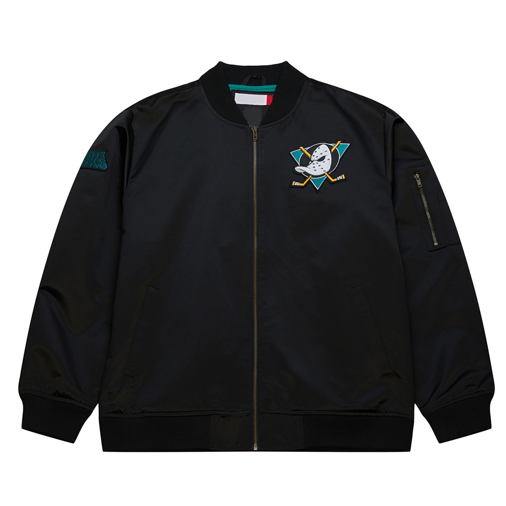 Anaheim Ducks Vintage Logo Lightweight Satin Jacket