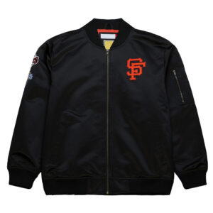 San Francisco Giants Vintage Logo Lightweight Satin Jacket