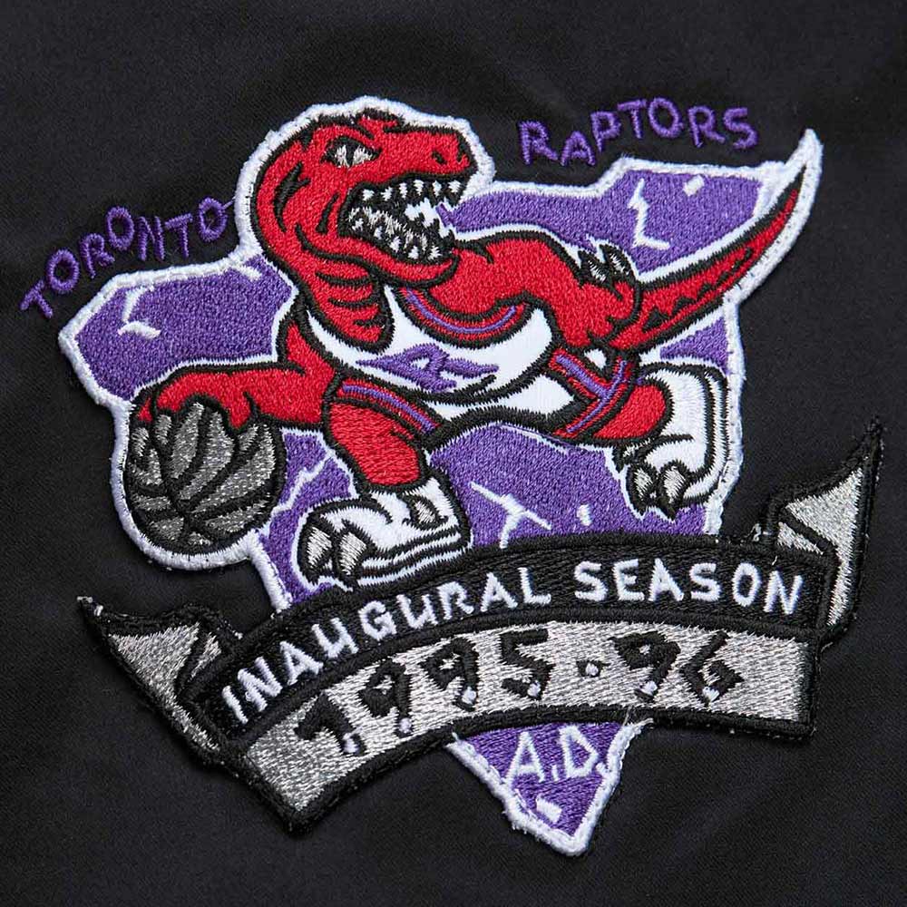 Toronto Raptors Vintage Logo Lightweight Satin Jacket - Image 4