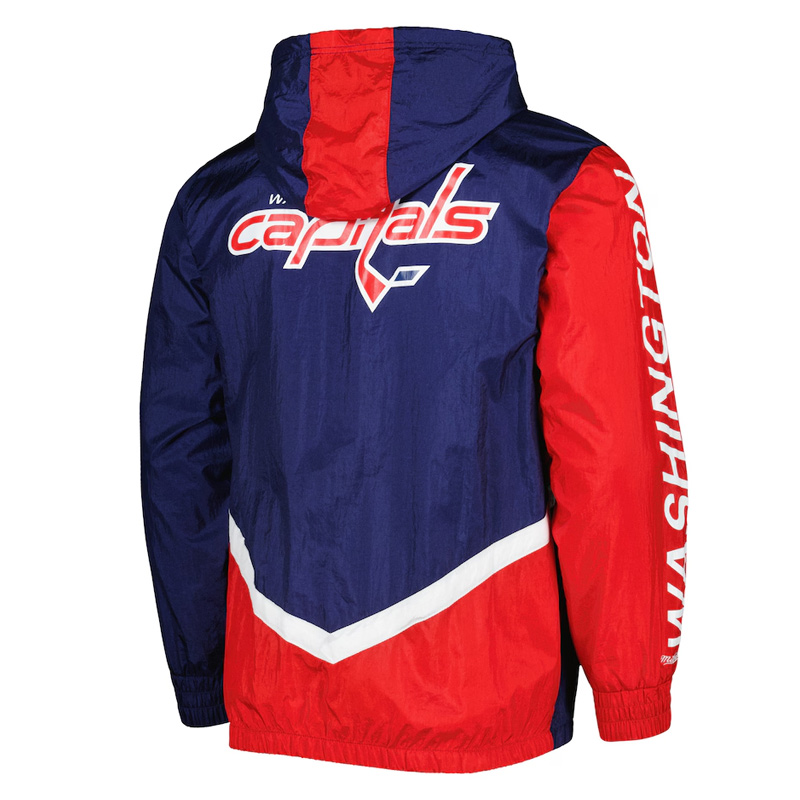 Washington Capitals Undeniable Navy Full-Zip Windbreaker Jacket - Image 2