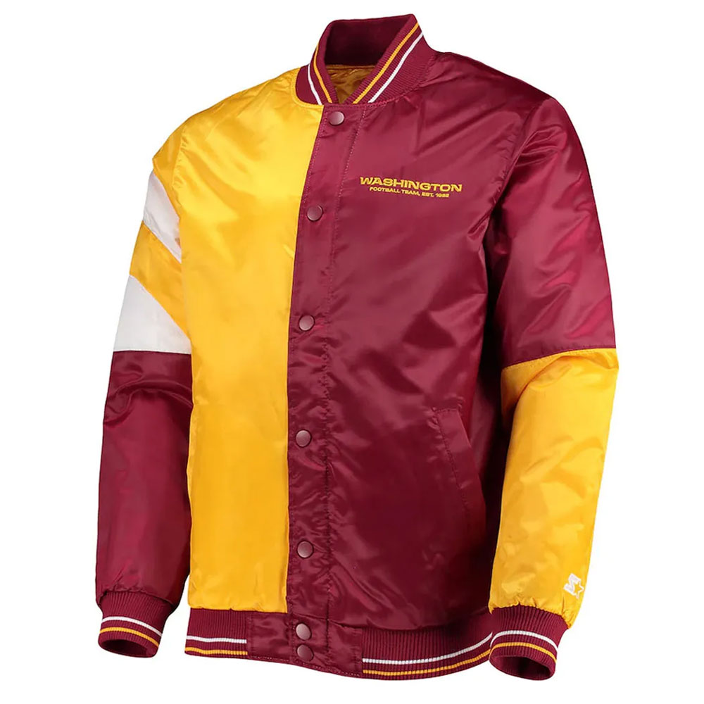 Color Block Washington Commanders Jacket