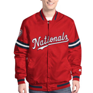 Washington Nationals Scout Varsity Satin Jacket