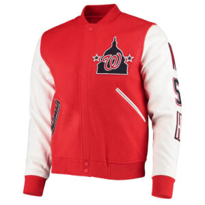 Varsity Washington Nationals Red/White Jacket