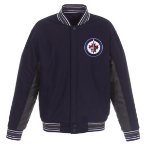 Accent Winnipeg Jets Varsity Navy/Charcoal Jacket