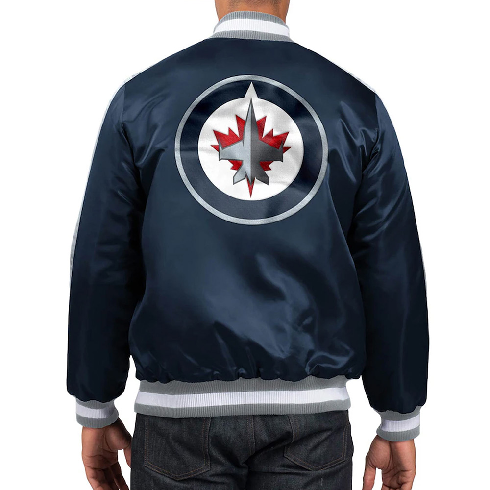 Winnipeg Jets Navy O-Line Jacket - Image 2