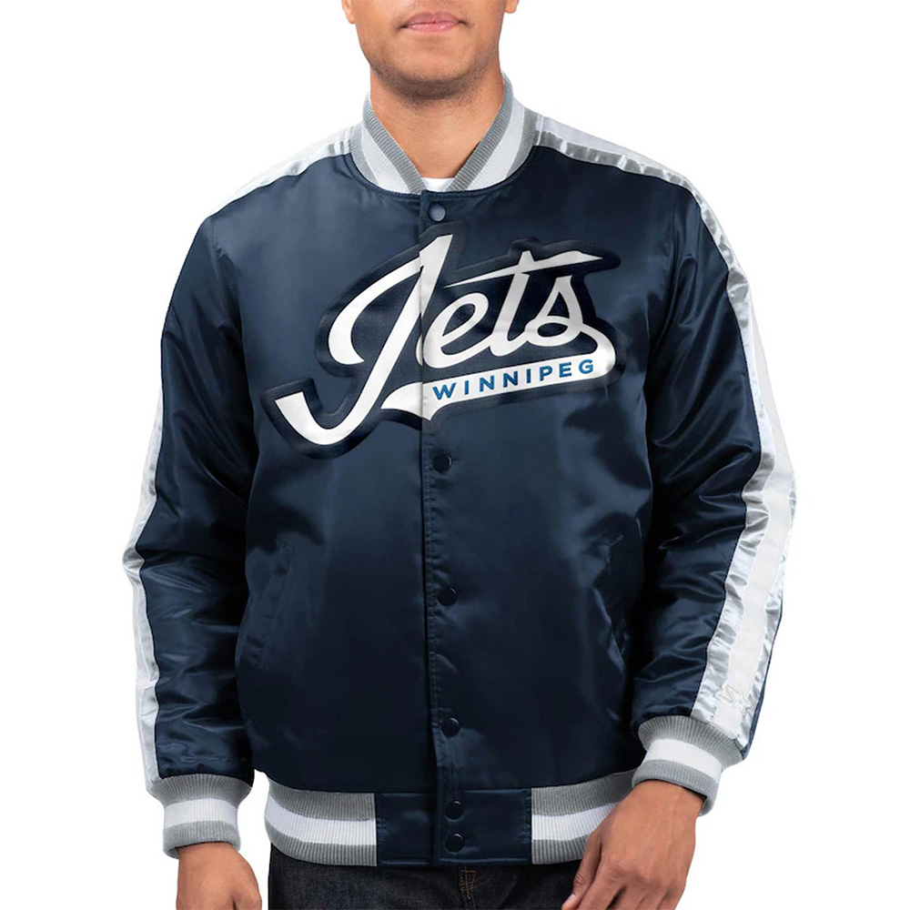 Winnipeg Jets Navy O-Line Jacket