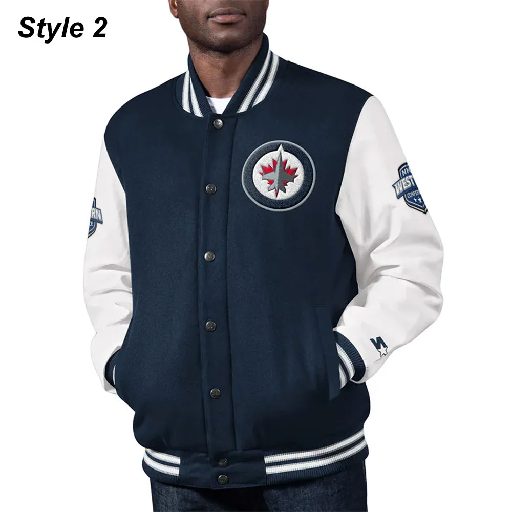 Winnipeg Jets Prospect Varsity Jacket - Image 2