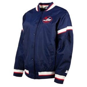 Winnipeg Jets Tournament Navy Varsity Jacket