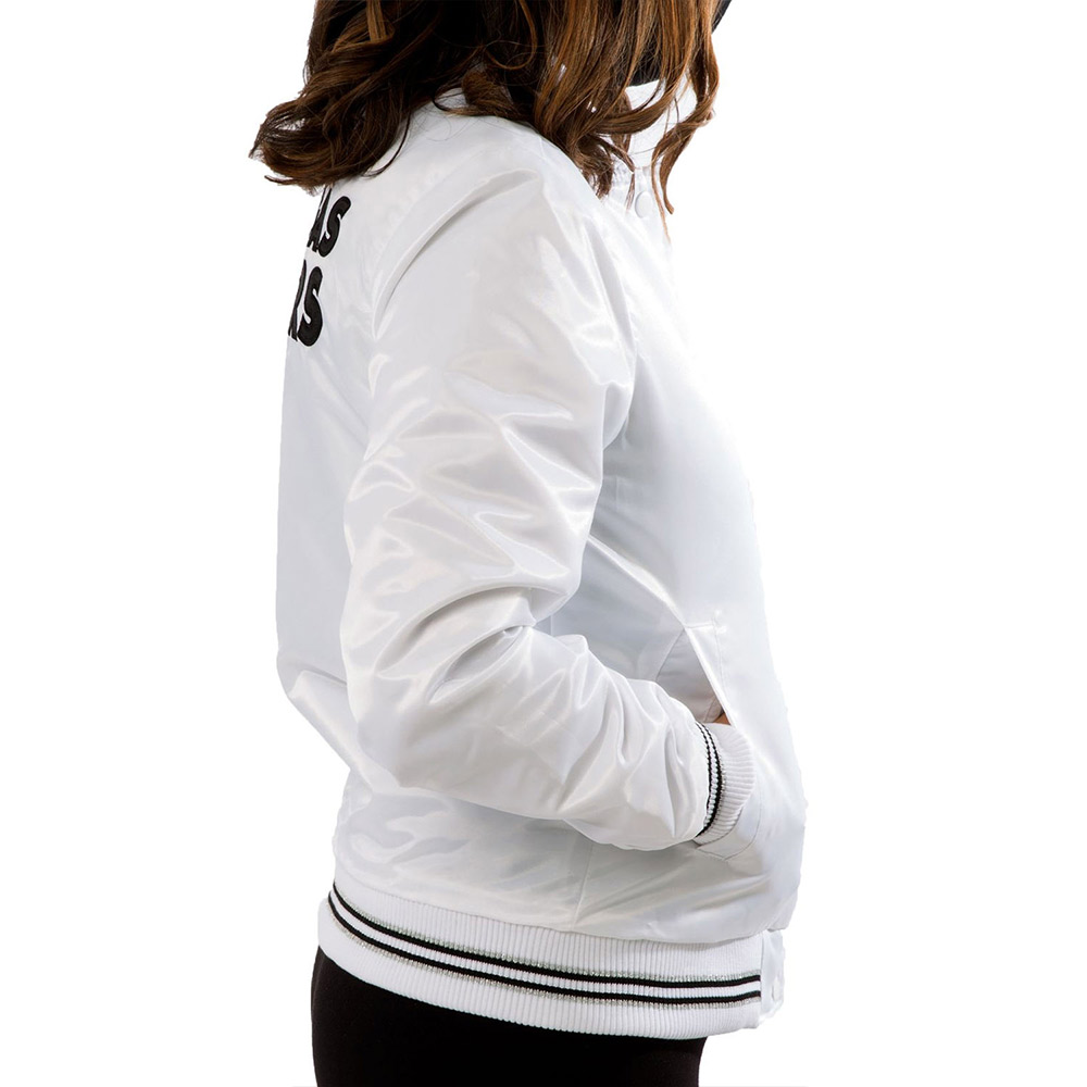 Women's Raiders Las Vegas Satin Starter Jacket - Image 11