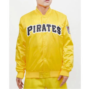 Pittsburgh Pirates Wordmark Satin Jacket