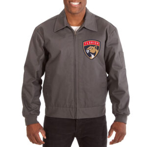 Florida Panthers Workwear Charcoal Cotton Jacket