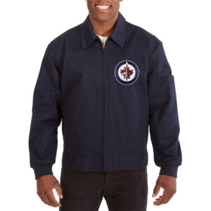 Winnipeg Jets Workwear Navy Cotton Jacket