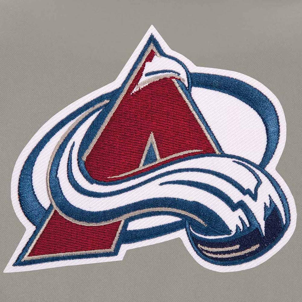 Gray/Navy Youth Colorado Avalanche Poly Twill Jacket - Image 3