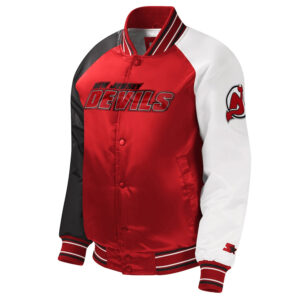 New Jersey Devils Youth Varsity Satin Jacket