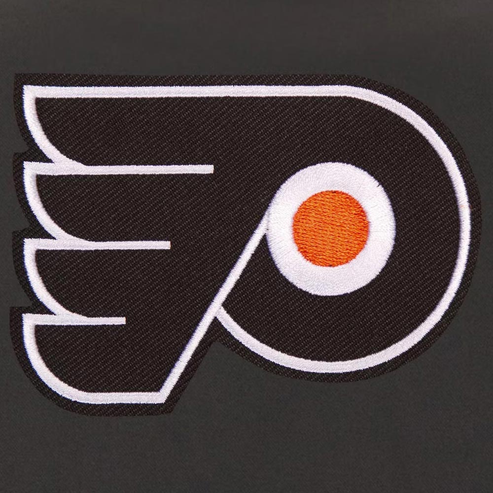 Philadelphia Flyers Youth Poly-Twill Black Jacket - Image 3